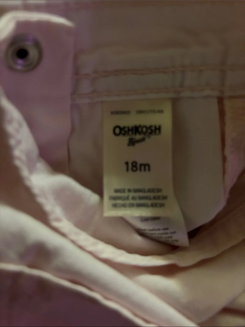 OshKosh Bgosh light pale